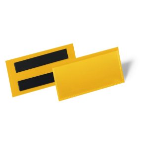 Durable hyldeforkanter 100x38 - magnetiske - 50 gul