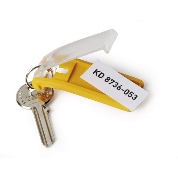 Durable Key Clip - 24 stk. assorteret farver ngleringe