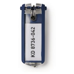 Durable Key Clip keyholder - 6 stk. bl� n�gleringe