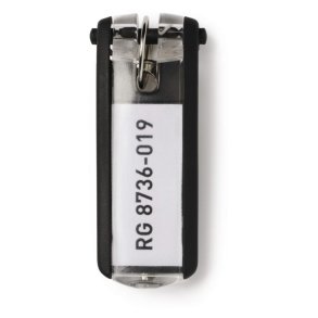 Durable Key Clip keyholder - 6 stk. sorte n�gleringe