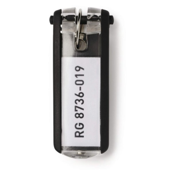 Durable Key Clip keyholder - 6 stk. sorte ngleringe