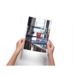 Durable Klemryg A4 transparent plast - til 30 Ark - 50 stk.