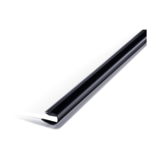 Durable Klemryg A4 sort plast - til 80 Ark - 25 stk.