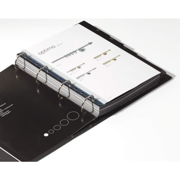 Durable Klemryg A4 transparent multihullet - til 30 Ark - 50 stk.