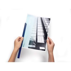 Durable Klemryg A4 mrkebl plast - til 30 Ark - 100 stk.