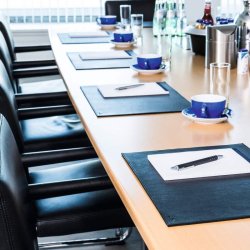 Durable skriveunderlag lder sort - 420 x 300 mm