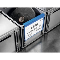 Durable lagerlommer A4 plast - Fals - liggende - 50 bl