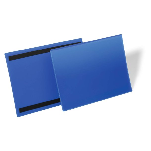 Durable lagerlommer A4 plast - magnetisk - liggende - 50 bl