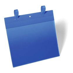 Durable lagerlommer A4 plast - flap - strop - liggende - 50 bl