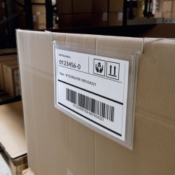 Durable lagerlommer A4 plast - wire - liggende - 50 stk. klare