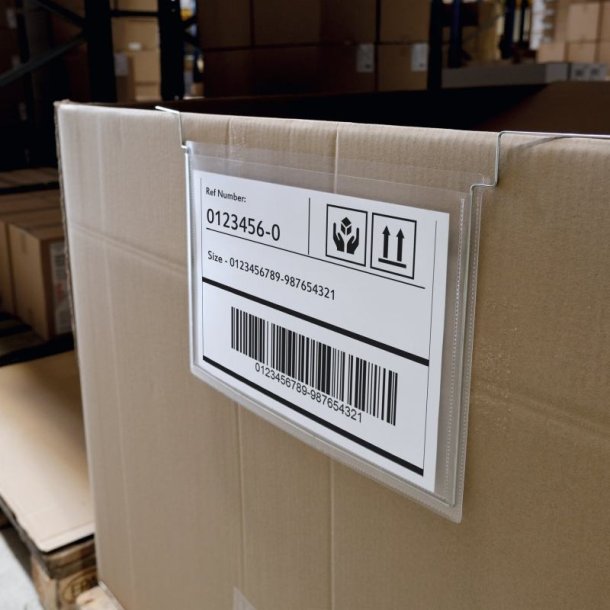 Durable lagerlommer A4 plast - wire - liggende - 50 stk. klare