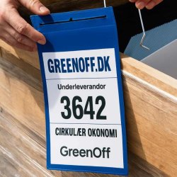 Durable lagerlommer A4 plast - flap - wire - stende - 50 bl