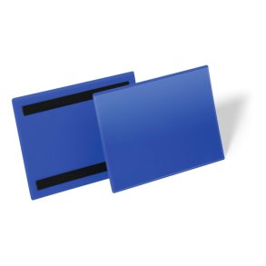 Durable lagerlommer A5 plast - magnetisk - liggende - 50 bl�