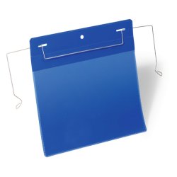 Durable lagerlommer A5 plast - flap - wire - liggende - 50 bl