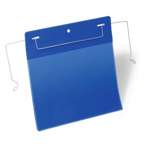 Durable lagerlommer A5 plast - flap - wire - liggende - 50 bl�