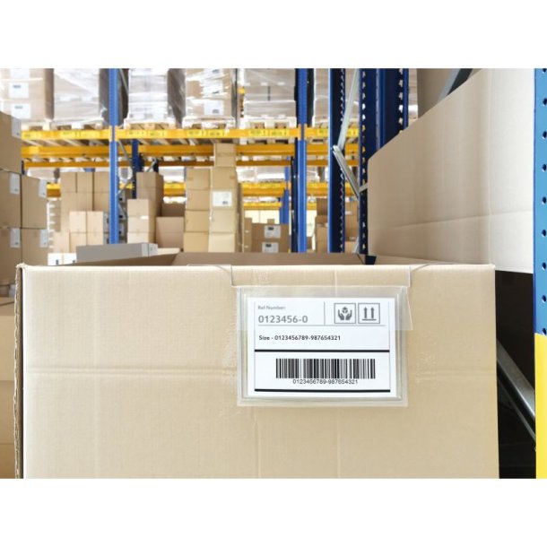 Durable lagerlommer A5 plast - flap - wire - liggende - 50 klare