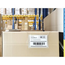 Durable lagerlommer A5 plast - wire - liggende - 50 stk. klare