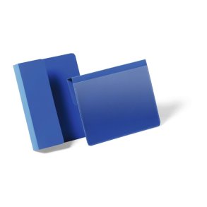 Durable lagerlommer A6 plast - Fals - liggende - 50 bl�