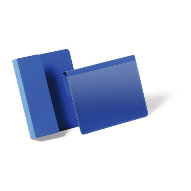 Durable lagerlommer A6 plast - Fals - liggende - 50 bl