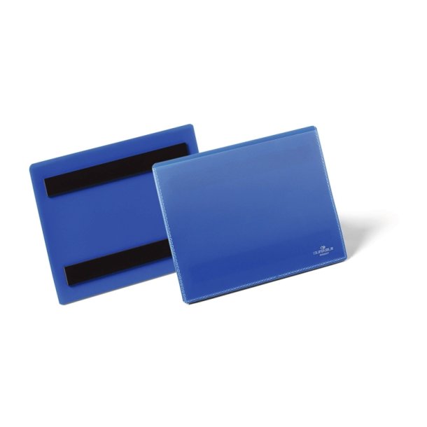 Durable lagerlommer A6 plast - magnetisk - liggende - 50 bl
