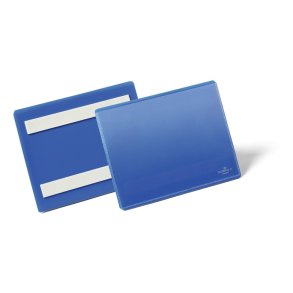 Durable lagerlommer A6 plast - selvkl�bende - liggende - 50 bl�