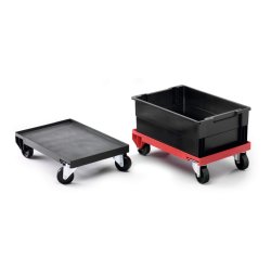 Durable kassevogn plast 250 kg - til 600x400mm kasser - rd