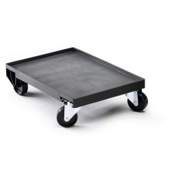 Durable kassevogn plast 250 kg - til 600x400mm kasser - sort