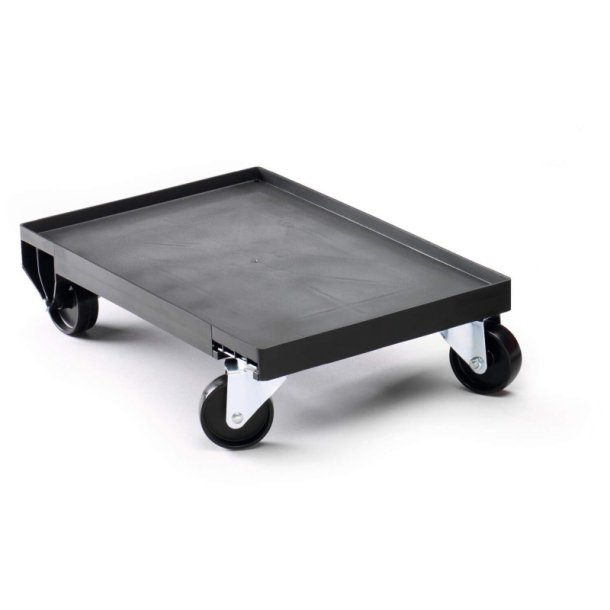 Durable kassevogn plast 250 kg - til 600x400mm kasser - sort