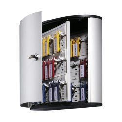 Durable ngleskab til 36 ngler - Cylinderls - aluminium