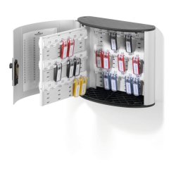 Durable ngleskab til 54 ngler - 3-cifret kodels - aluminium