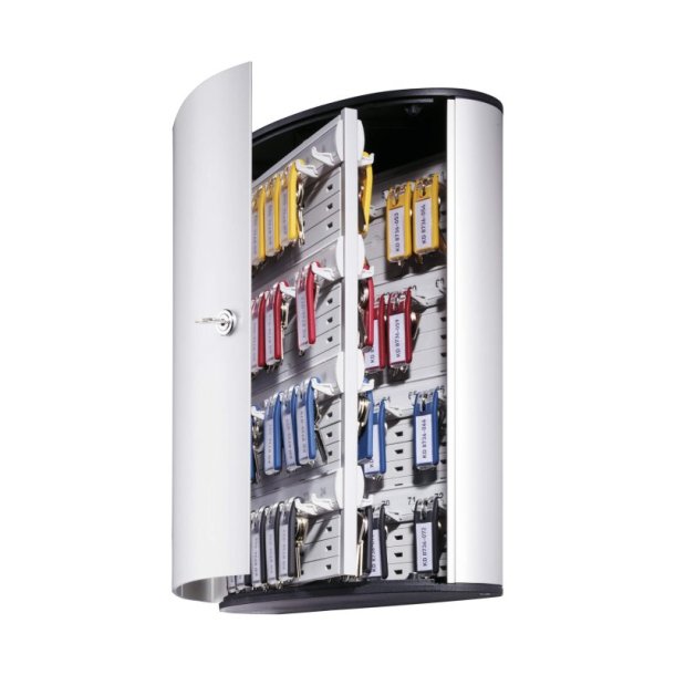 Durable ngleskab til 72 ngler - Cylinderls - aluminium