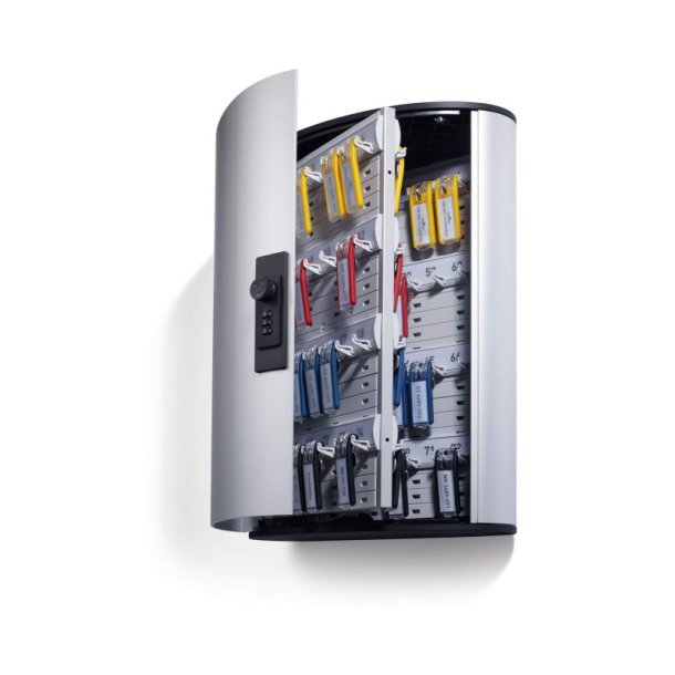 Durable ngleskab til 72 ngler - 3-cifret kodels - aluminium