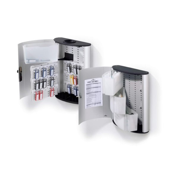 Durable ngleskab til 54 ngler - 3-cifret kodels og ngleindkast- aluminium