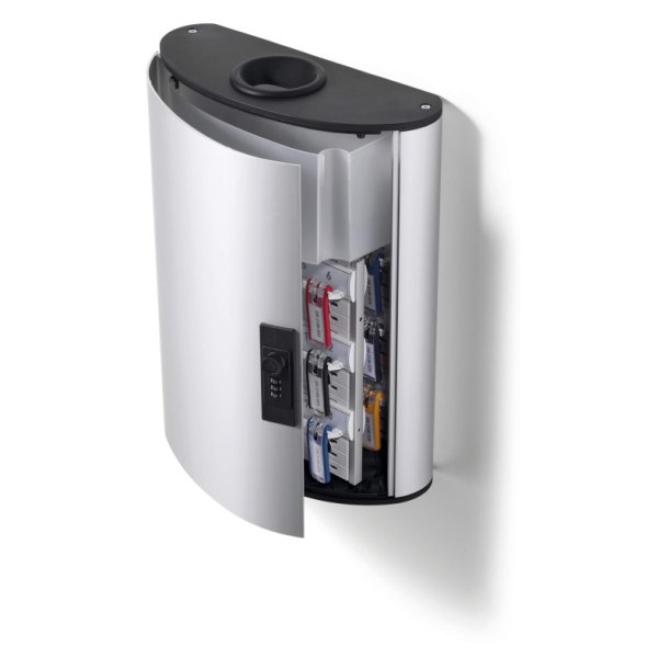 Durable ngleskab til 54 ngler - 3-cifret kodels og ngleindkast- aluminium