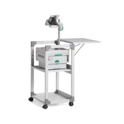 Durable overhead projektorvogn - 2 justerbare hylder - Hvid