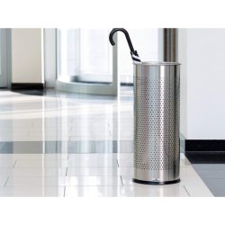 Durable 28,5 liter paraplyholder - rustfri hulmnster stl