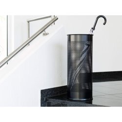 Durable 28,5 liter paraplyholder - sort hulmnster metal