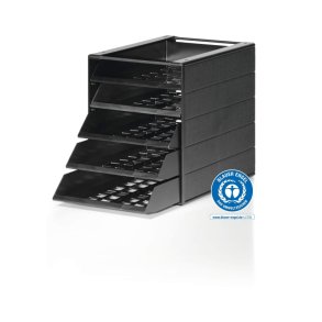 Durable skuffekabinet A4 - Idealbox Basic 5 skuffer - antracit
