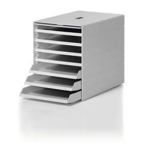 Durable skuffekabinet A4 - Idealbox plus 7 skuffer - gr
