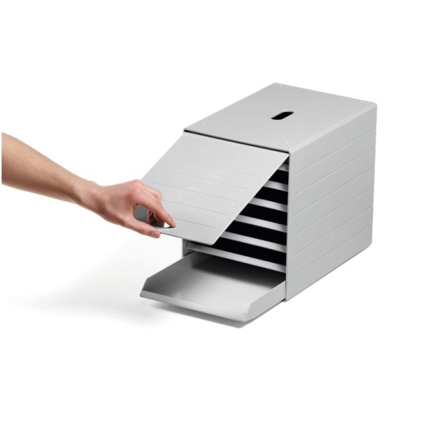 Durable skuffekabinet A4 - Idealbox plus 7 skuffer - gr