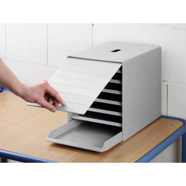Durable skuffekabinet A4 - Idealbox plus 7 skuffer - gr