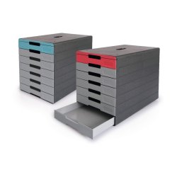 Durable skuffekabinet A4 - Idealbox Pro 7 skuffer - Antracit