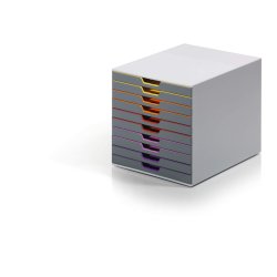 Durable skuffekabinet A4 - Varicolor 10 skuffer - gr