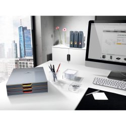 Durable skuffekabinet A4 - Varicolor 3 skuffer - gr