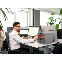 Durable skuffekabinet A4 - Varicolor 5 skuffer - gr