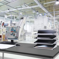 Durable Dueslag A4 - Vg og Bord - 5 fag - gr Metal