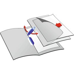 Durable Swingclip 30 Klemmappe A4 - til 30 Ark - bl klemme