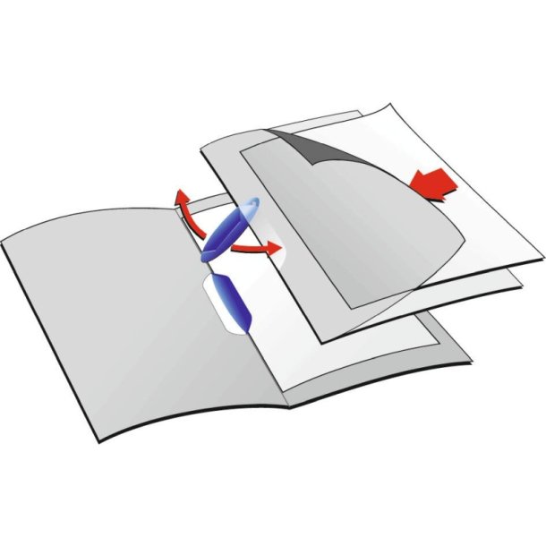 Durable Swingclip 30 Klemmappe A4 - til 30 Ark - bl klemme