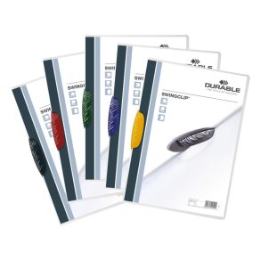 Durable Swingclip 30 Klemmappe A4 - til 30 Ark - assorteret klemme