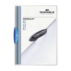 Durable Swingclip 30 Klemmappe A4 - til 30 Ark - bl klemme